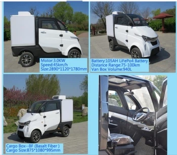 COC Food Delivery With Refrigeration System Loading 300kg