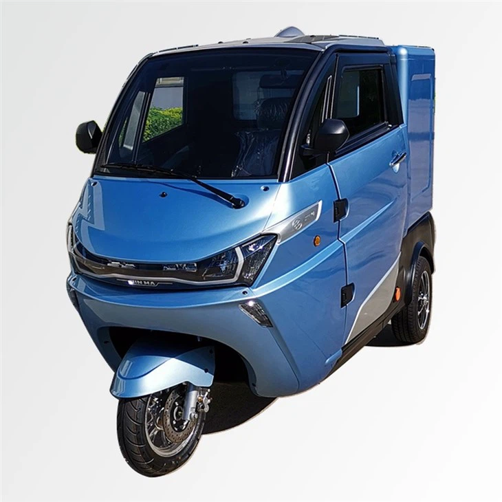 Adult Electric Tricycle With Folding Cargo Box best