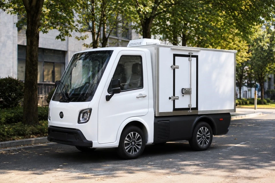 DOT COC Logistics Van Nrog Lub Tub Yees Lub thawv Customized Temperature -18 Txog 5 degree